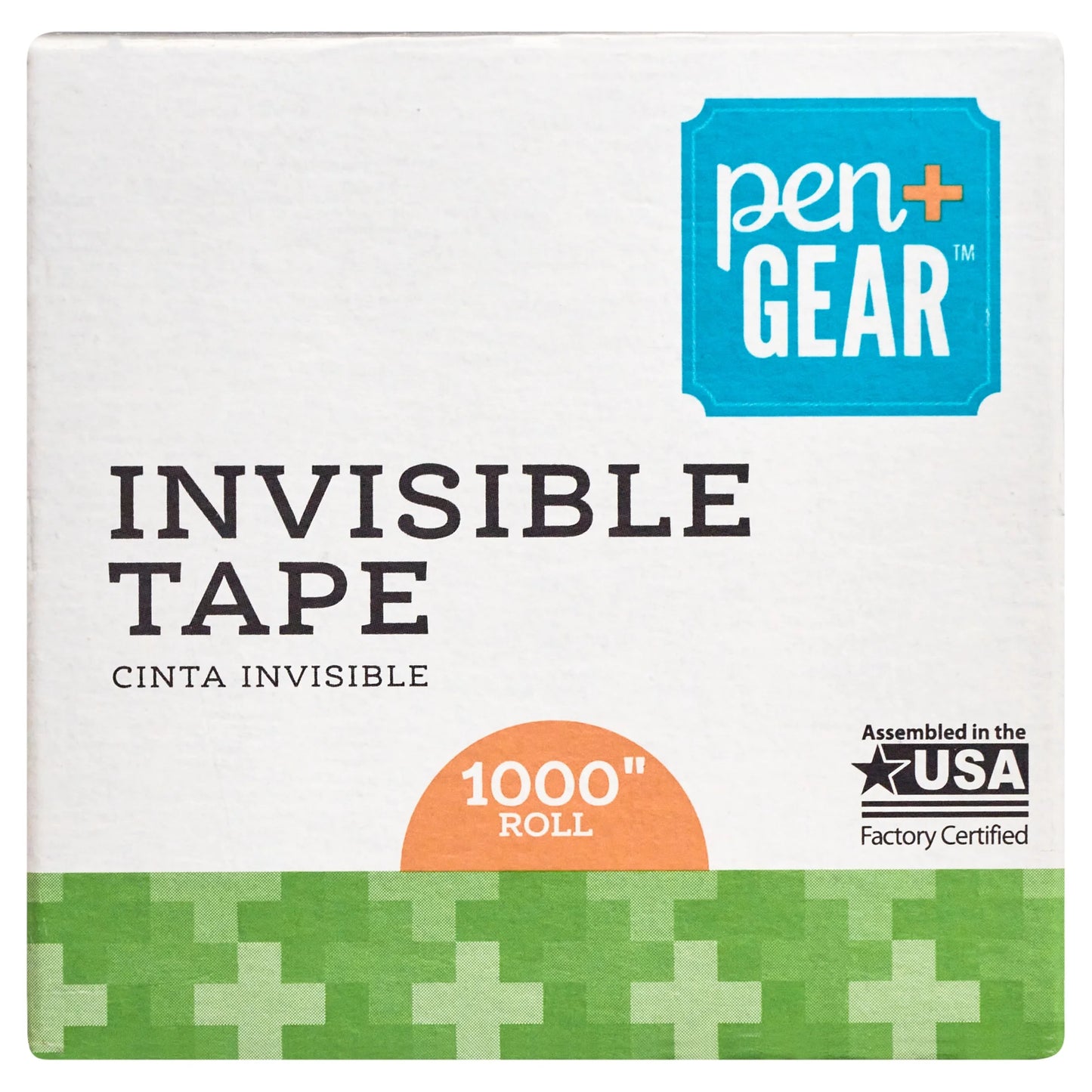 (3 Pack) Pen + Gear Invisible Tape, Clear, 3/4" X 1000", 4 Roll of Tape