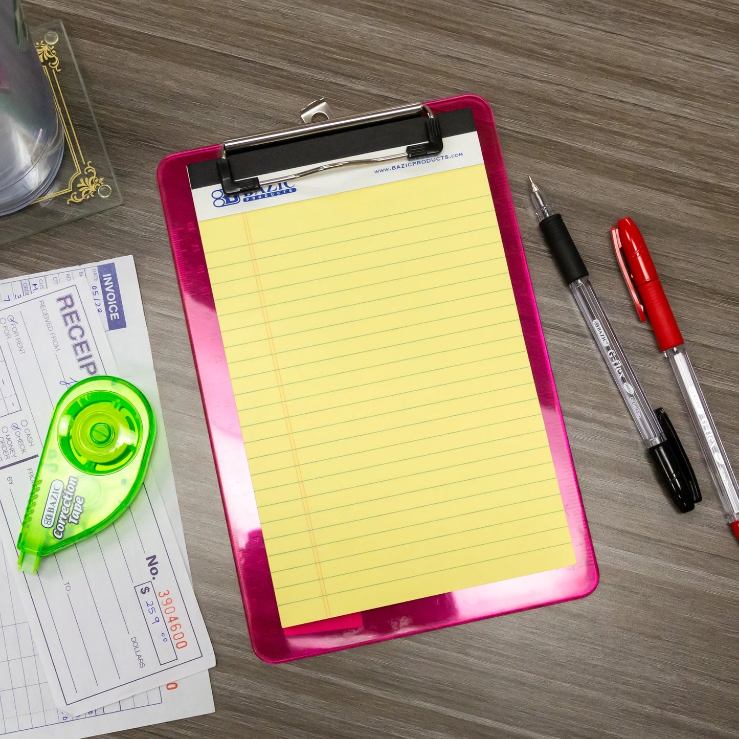 Perforated Writing Pad, 50 Sheets 5X8 Inch, Canary Jr., Total 2 Count