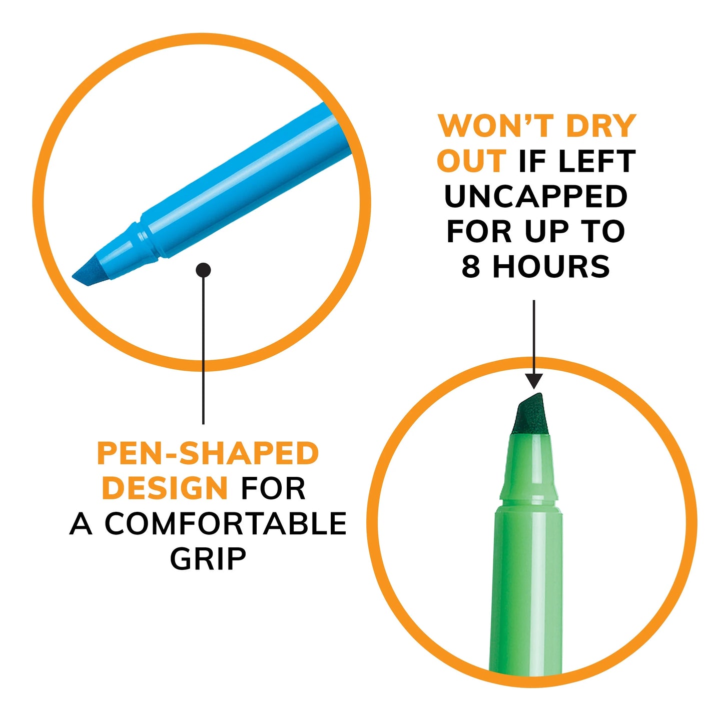Brite Liner Highlighter, Chisel Point, Assorted Colors, 5 Count