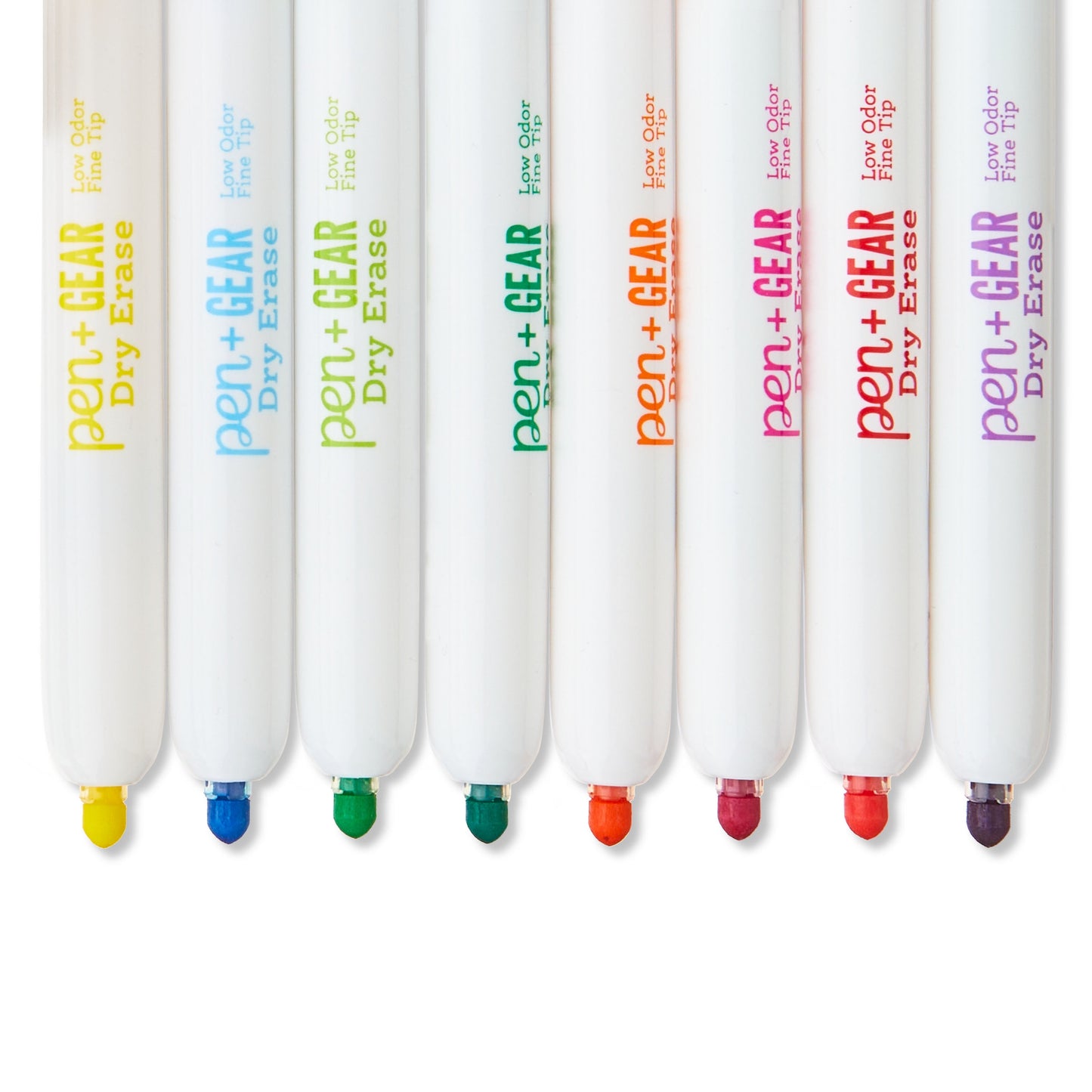 Retractable Dry Erase Markers, Muti Colors, 16 Count, Fine Tip