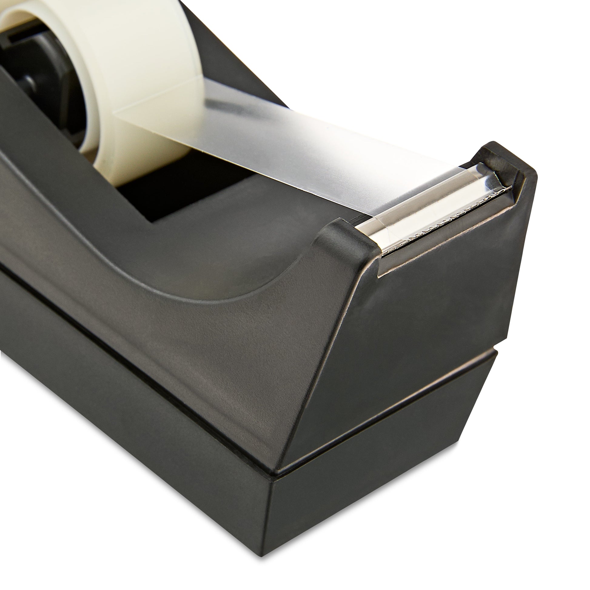 Effortless Taping with the Sleek Pen+Gear Desktop Manual Tape Dispenser in Black