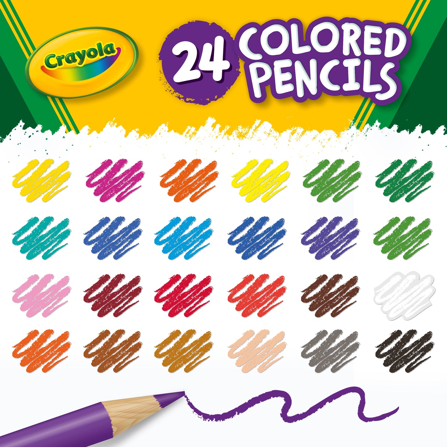 Transform Your Art with 24 Vibrant Pre-Sharpened Colored Pencils for Endless Creativity! 🎨✨