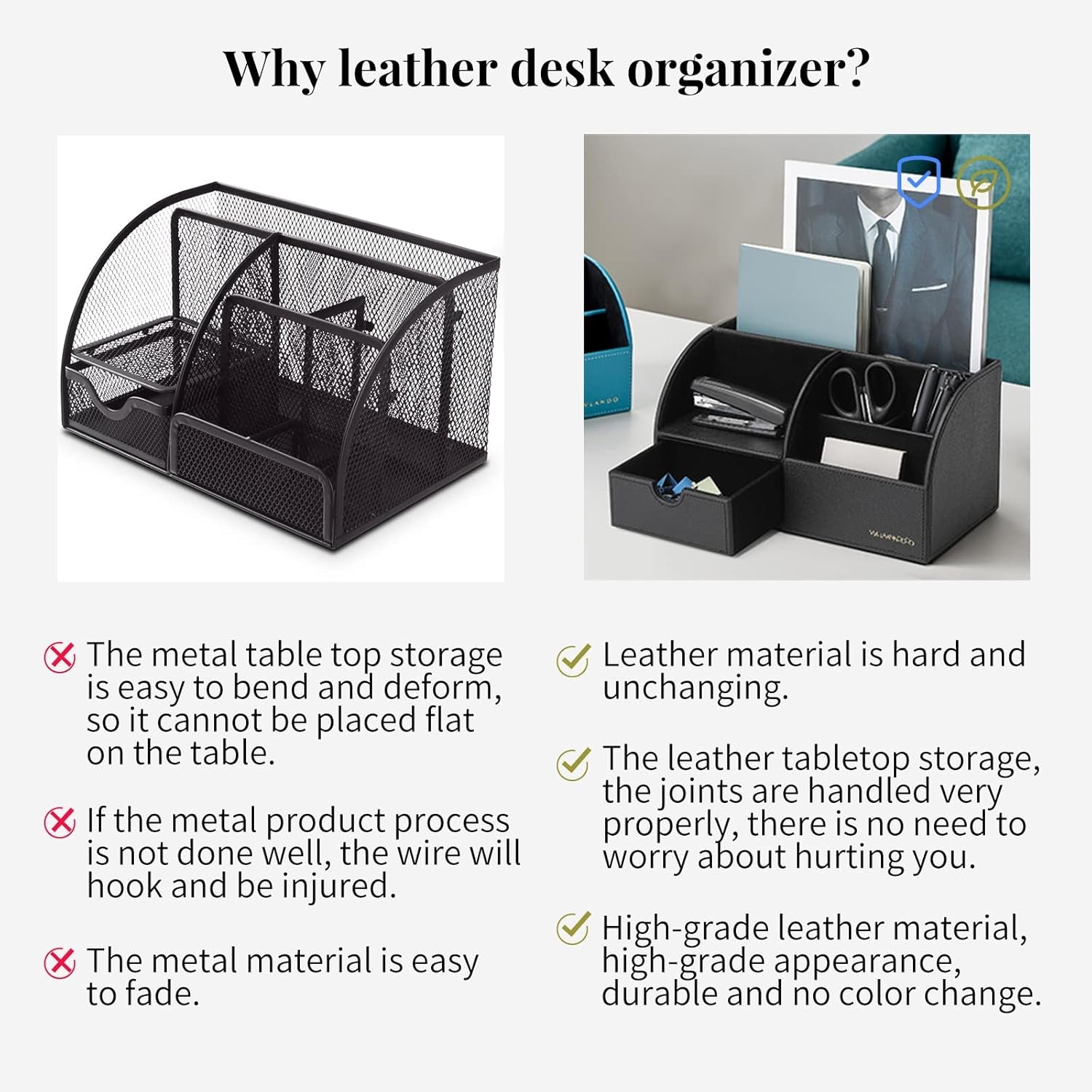 Elevate Your Space: 2-Pack Stylish Black Desk Organizer Caddy - Perfect for Home & Office! 🖊️✨ #BackToSchool #OfficeSupplies