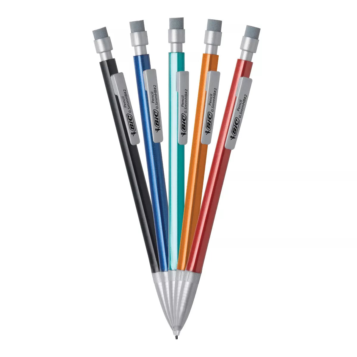 26Pk #2 Mechanical Pencil Xtra Precision Black - BIC: 0.5Mm Lead, Erasable, Plastic, Office Supplies