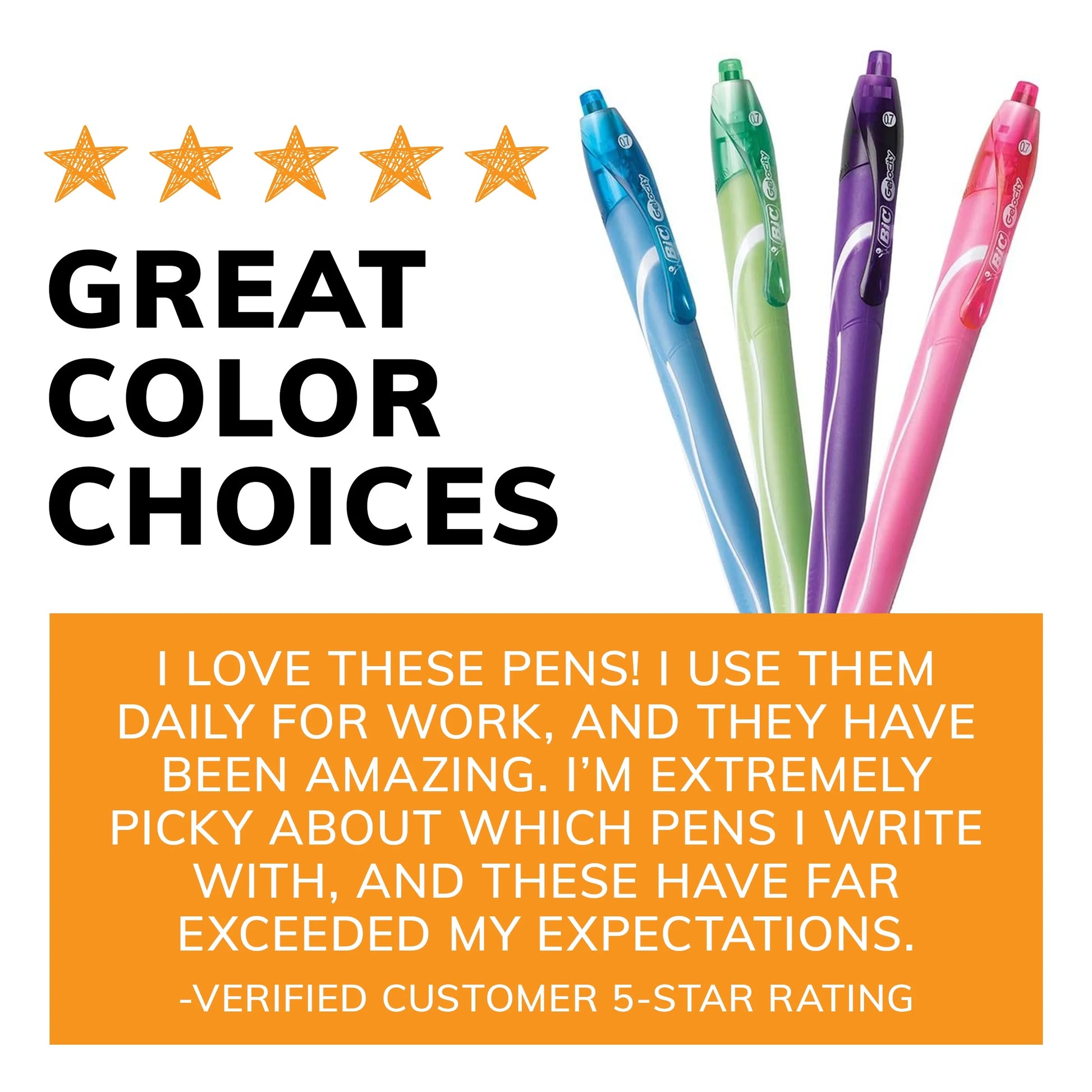 Gelocity Gel Pen, Medium Point, 0.7 Mm, Assorted Ink, 12 Count