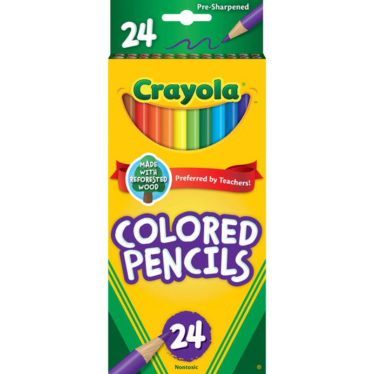 Transform Your Art with 24 Vibrant Pre-Sharpened Colored Pencils for Endless Creativity! 🎨✨