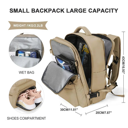 Backpack 40x30x20 Airplane, Cabin Hand Luggage Backpack, Laptop Backpack for Aeroplane Travel, School Backpack