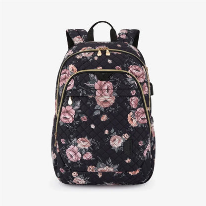 BAGSMART Men's Backpack Anti-theft Large Waterproof Women School Bags Travel Bussiness Laptop Backpacks with USB Charging Port