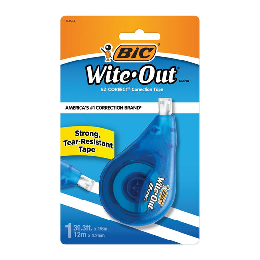 Wite-Out EZ Correct Correction, 39.3 Ft Tape, White, Pack of 1