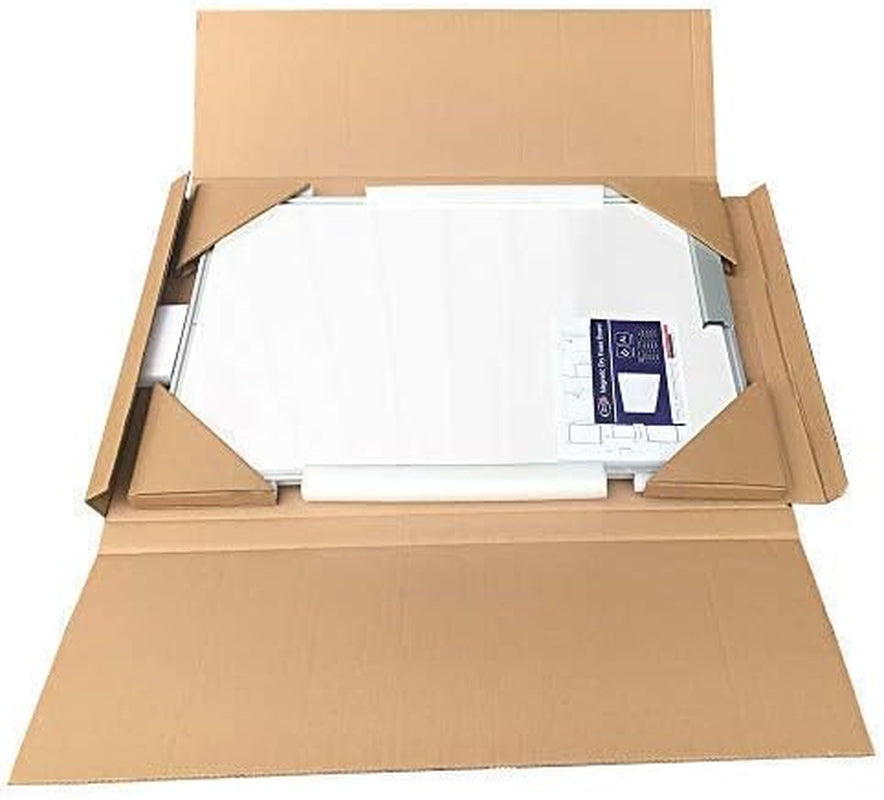 Magnetic Dry Erase Board 32X44 Inches, Whiteboard for Wall with Silver Aluminum Frame, Durable Writing Surface for Home, Office & School Classroom
