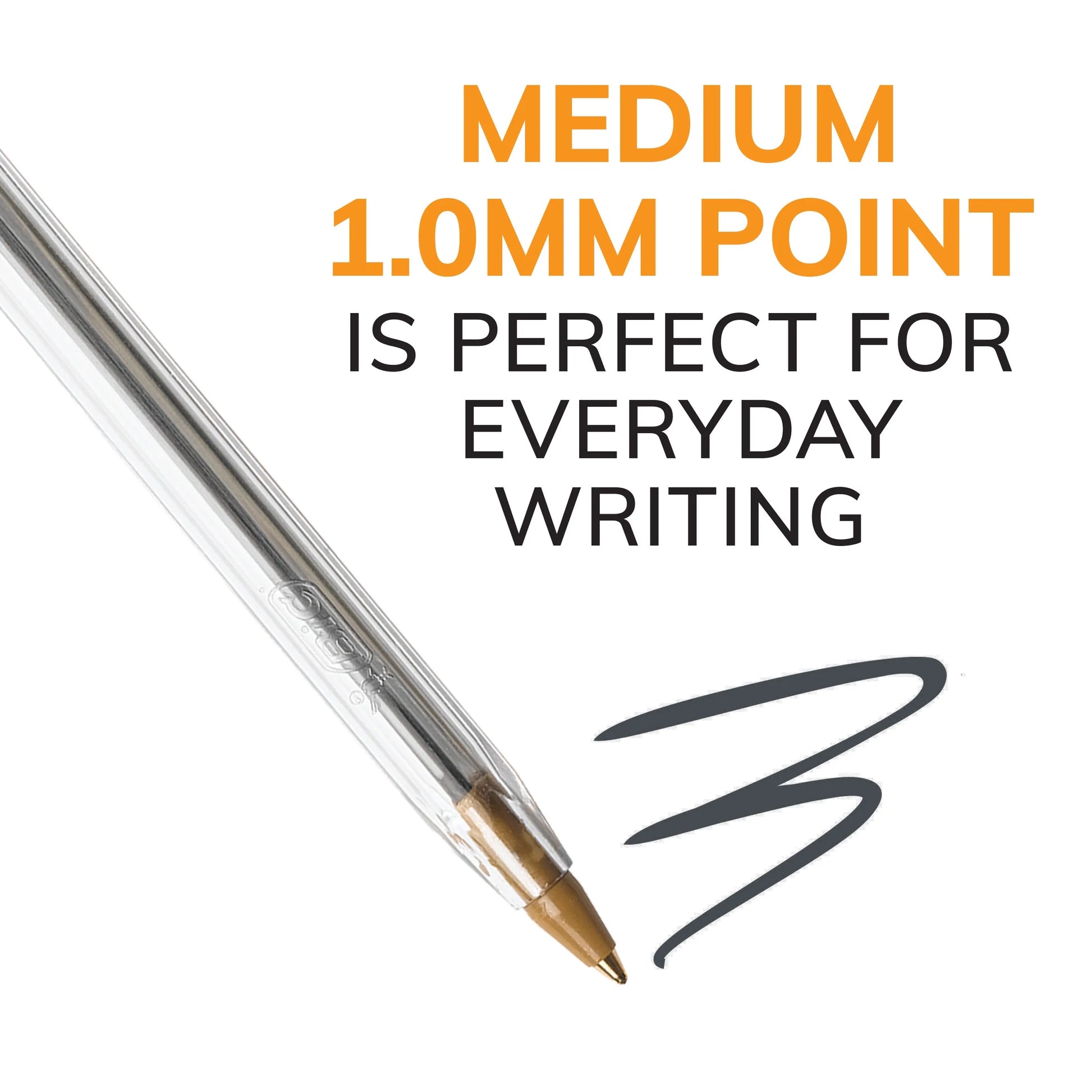 Elevate Your Writing Experience with the Cristal Xtra Smooth Ballpoint Pen Set - 10 Sleek Pens for Effortless Jots and Doodles! 🖊️✨