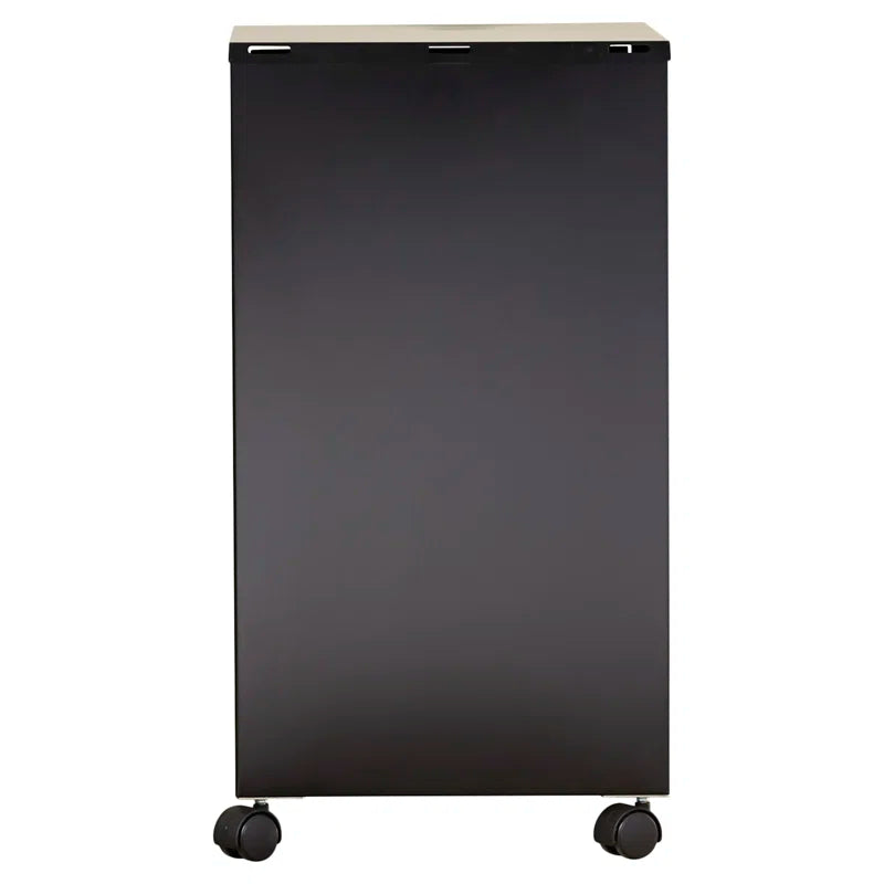 Adelmo 14.5" Wide Mobile Steel File Cabinet with 2 Drawers - Perfect for Home or Office Storage!