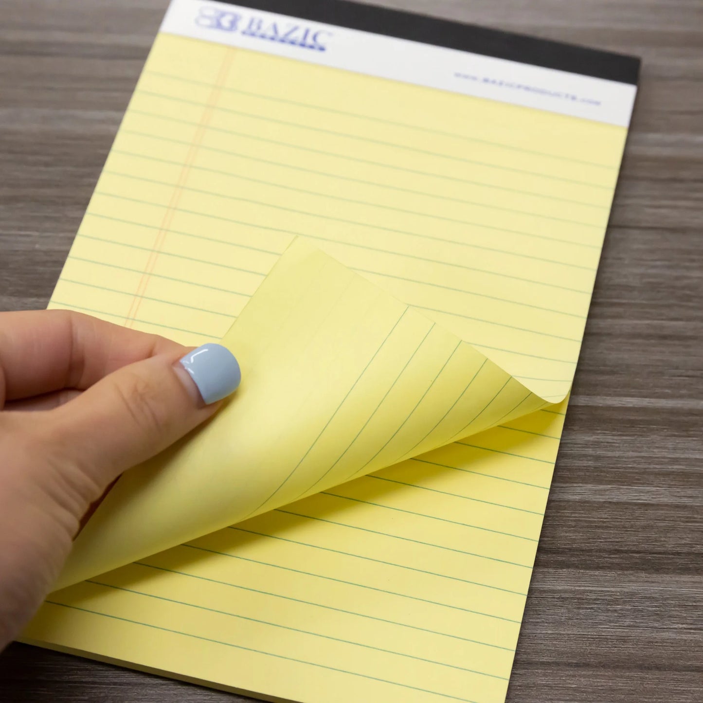 Perforated Writing Pad, 50 Sheets 5X8 Inch, Canary Jr., Total 2 Count