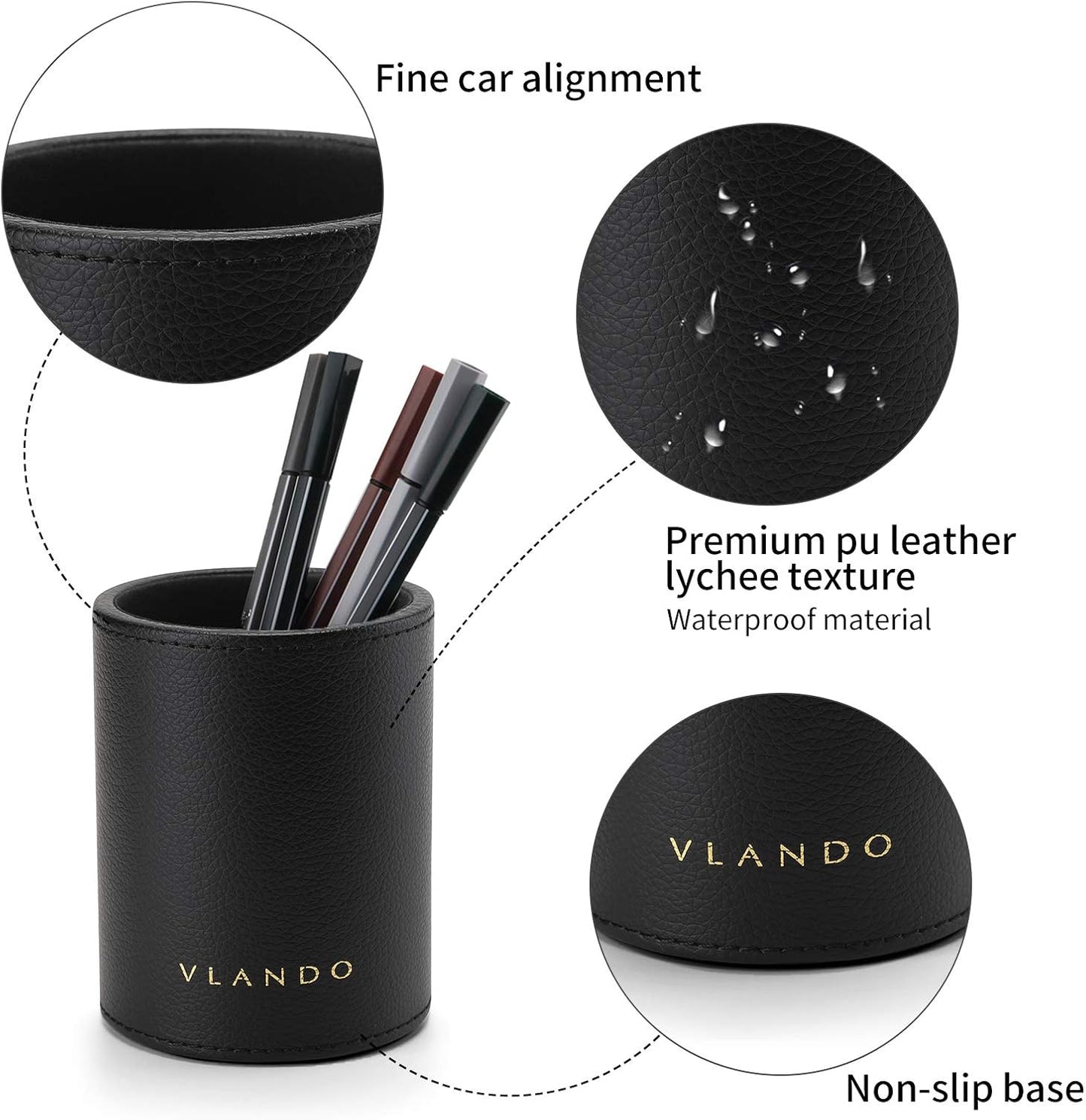 Elevate Your Space: 2-Pack Stylish Black Desk Organizer Caddy - Perfect for Home & Office! 🖊️✨ #BackToSchool #OfficeSupplies