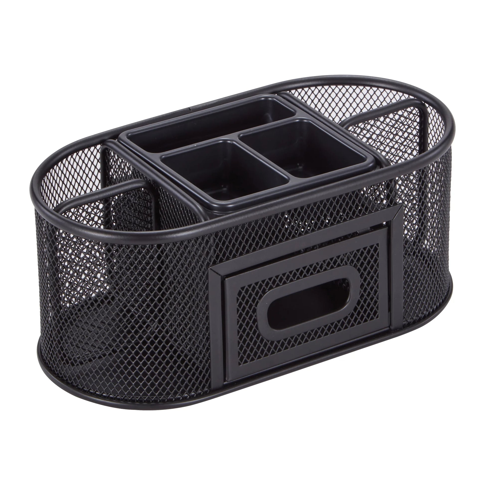 Transform Your Workspace with Our Sleek Black Metal Mesh Desktop Organizer - 8 Compartments for Ultimate Clarity! 🖤✨