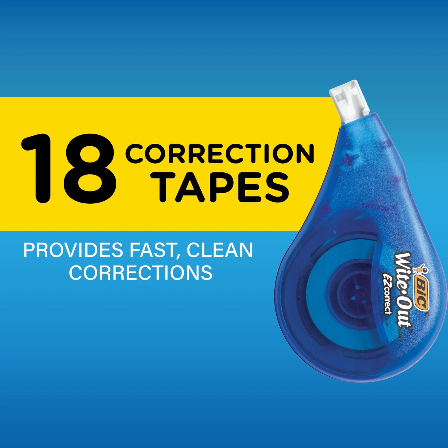 Wite-Out EZ Correct Correction Tape - 18 Count Pack for Flawless Edits!