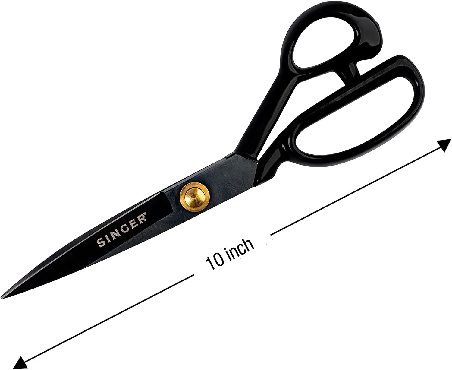 Proseries Forged Tailor Scissor - Black Oxidized, 10"